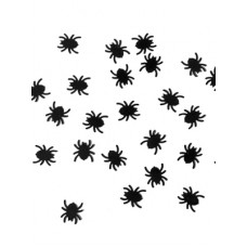 Melnu zirneklīšu konfeti, 1.2 x 1.2 cm, 15 gr