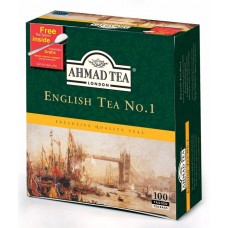 Tēja AHMAD English No.1, 100 maisiņi