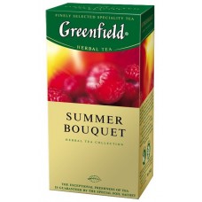 Tēja GREENFIELD Summer Bouquet, 25 tējas maisiņi folija iepakojumā